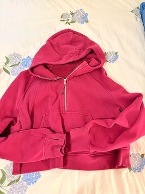 lululemon athletica plum Half-Zip Hoodie